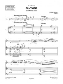 Gaubert: Fantaisie for Flute published by Salabert